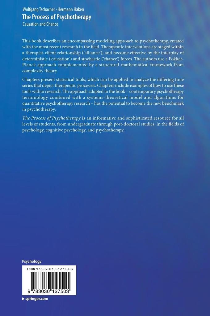 Weitere Ansicht: The Process of Psychotherapy | Wolfgang Tschacher, Hermann Haken
