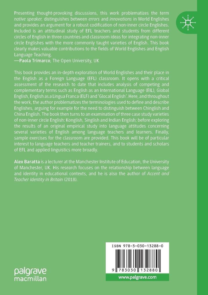 Weitere Ansicht: World Englishes in English Language Teaching | Alex Baratta