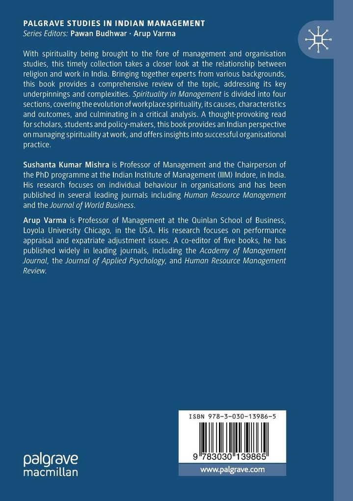 Weitere Ansicht: Spirituality in Management