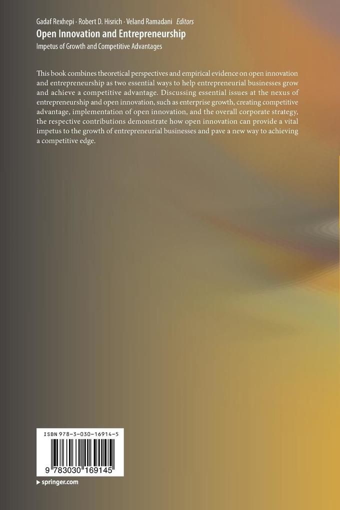 Weitere Ansicht: Open Innovation and Entrepreneurship
