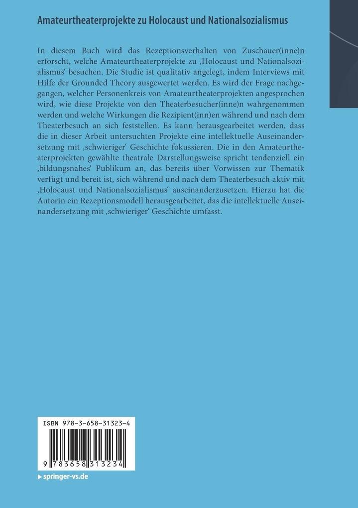 Weitere Ansicht: Amateurtheaterprojekte zu Holocaust und Nationalsozialismus | Lisa Schwendemann