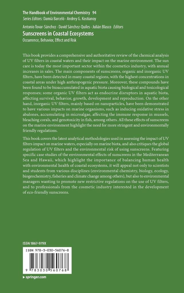 Weitere Ansicht: Sunscreens in Coastal Ecosystems