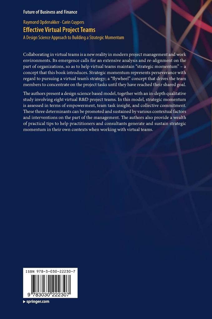 Weitere Ansicht: Effective Virtual Project Teams | Raymond Opdenakker, Carin Cuypers