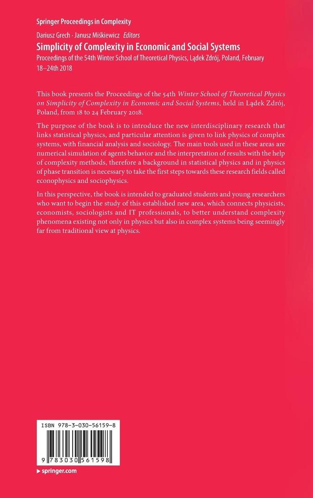 Weitere Ansicht: Simplicity of Complexity in Economic and Social Systems