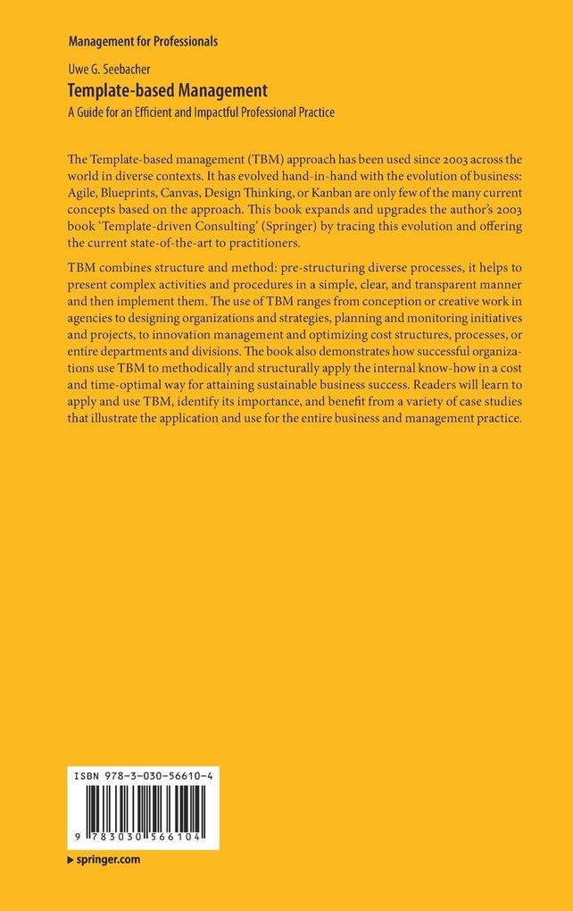Weitere Ansicht: Template-based Management | Uwe G. Seebacher
