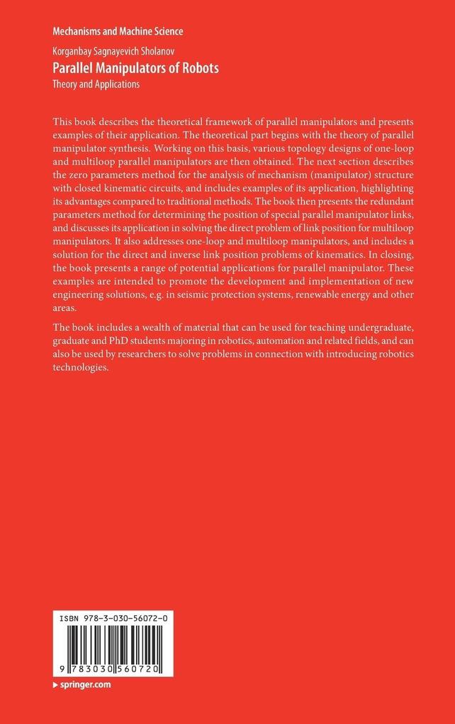 Weitere Ansicht: Parallel Manipulators of Robots | Korganbay Sagnayevich Sholanov