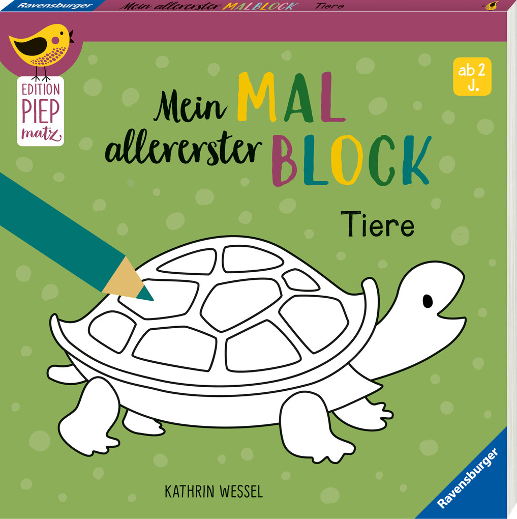 Weitere Ansicht: Edition Piepmatz: Mein allererster Malblock - Tiere