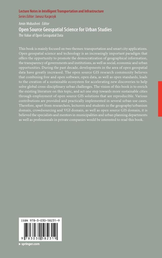 Weitere Ansicht: Open Source Geospatial Science for Urban Studies