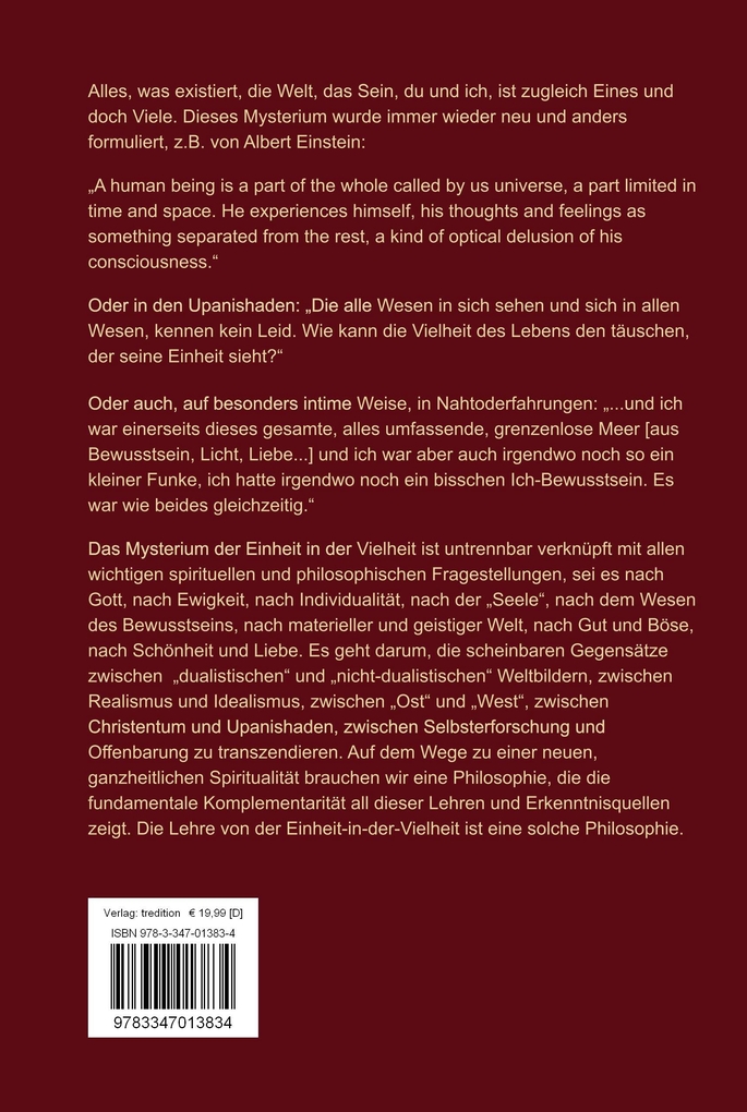 Weitere Ansicht: Das Mysterium der Einheit in der Vielheit | Stefan Ahmann