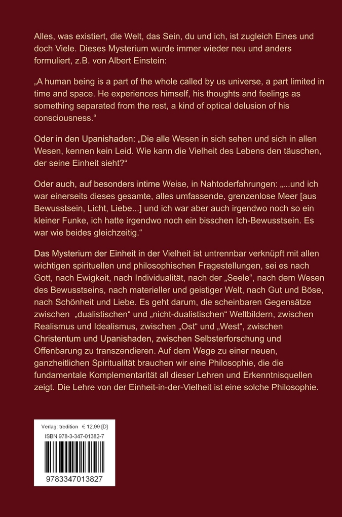 Weitere Ansicht: Das Mysterium der Einheit in der Vielheit | Stefan Ahmann