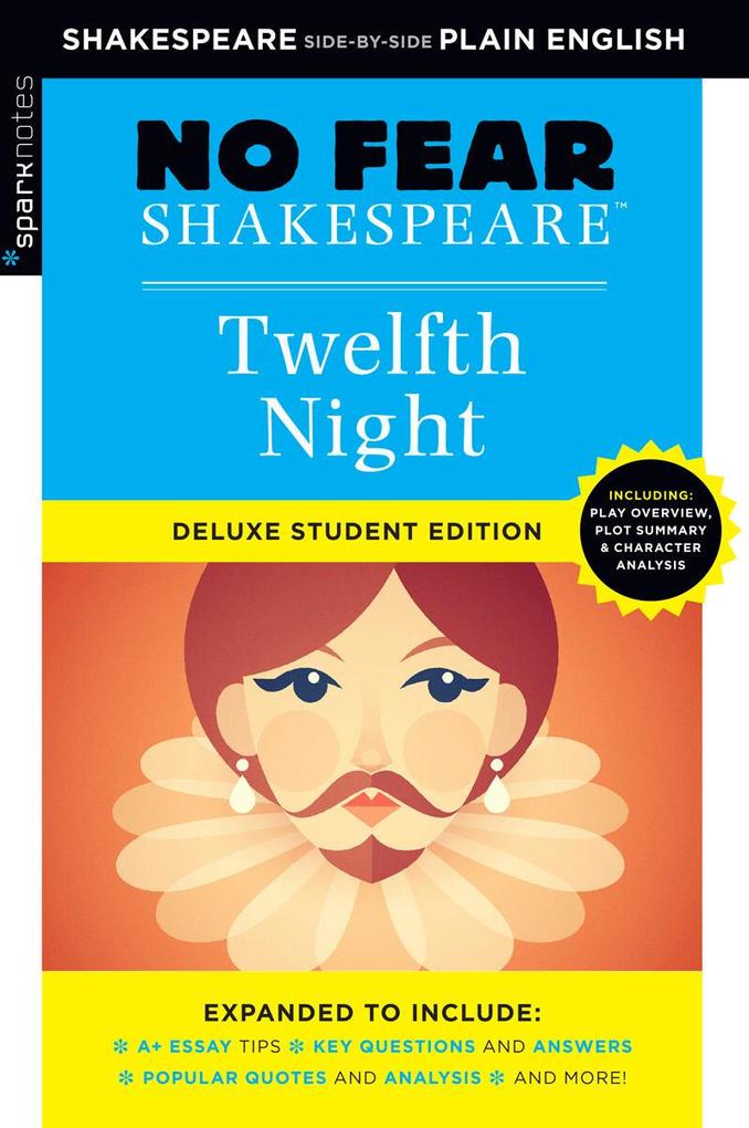 Produktbild: Twelfth Night | Sparknotes, William Shakespeare