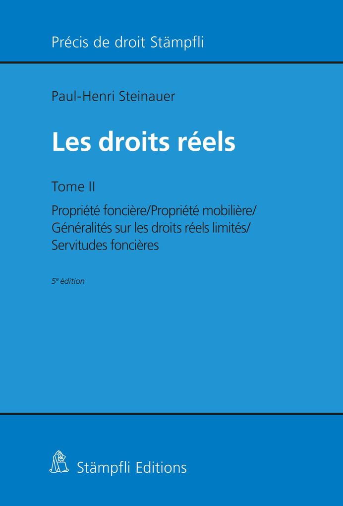 Produktbild: Les droits réels | Paul-Henri Steinauer