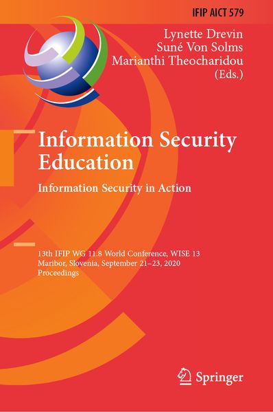 Produktbild: Information Security Education. Information Security in Action
