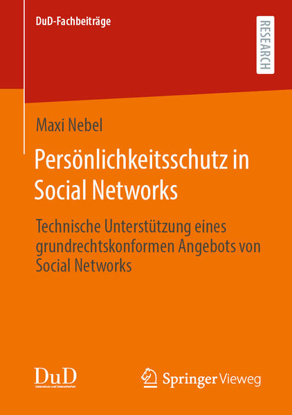 Produktbild: Persönlichkeitsschutz in Social Networks | Maxi Nebel