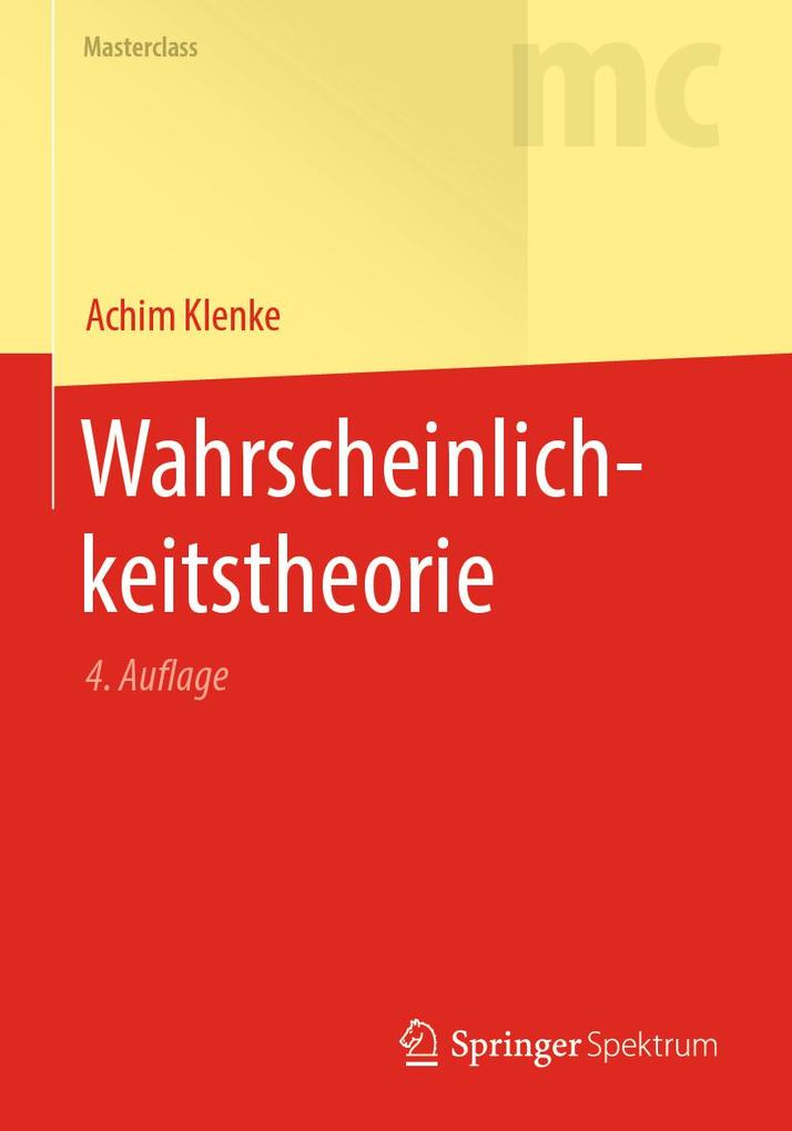 Produktbild: Wahrscheinlichkeitstheorie | Achim Klenke