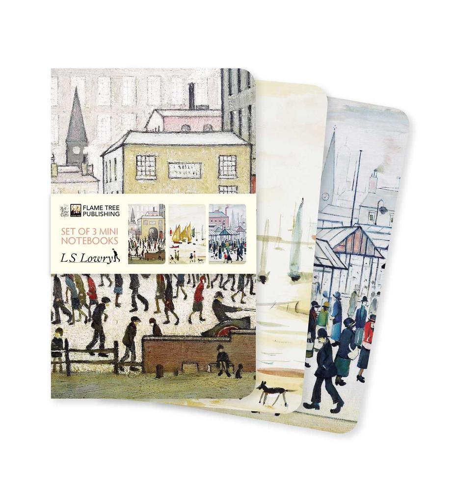 Produktbild: L.S. Lowry Set of 3 Mini Notebooks