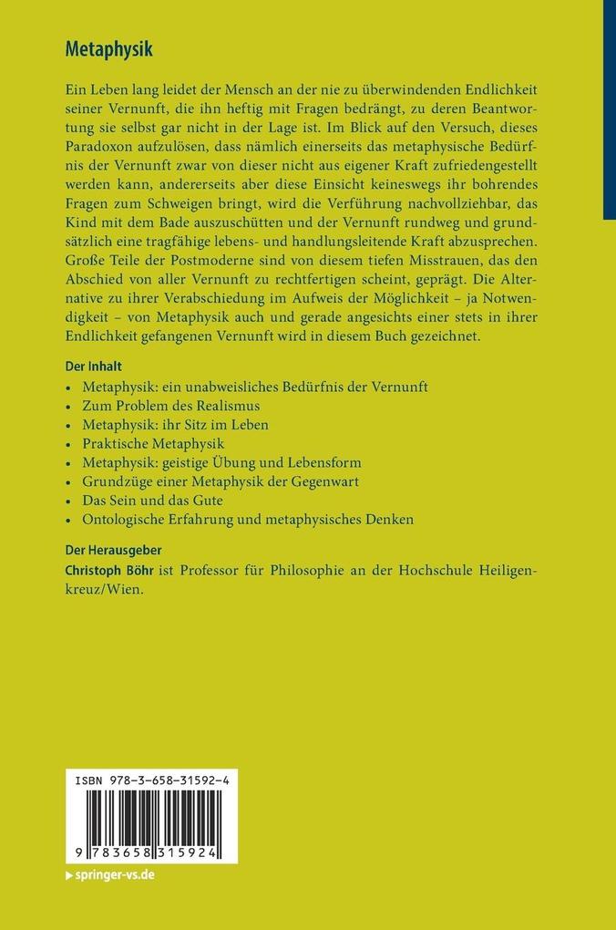 Weitere Ansicht: Metaphysik