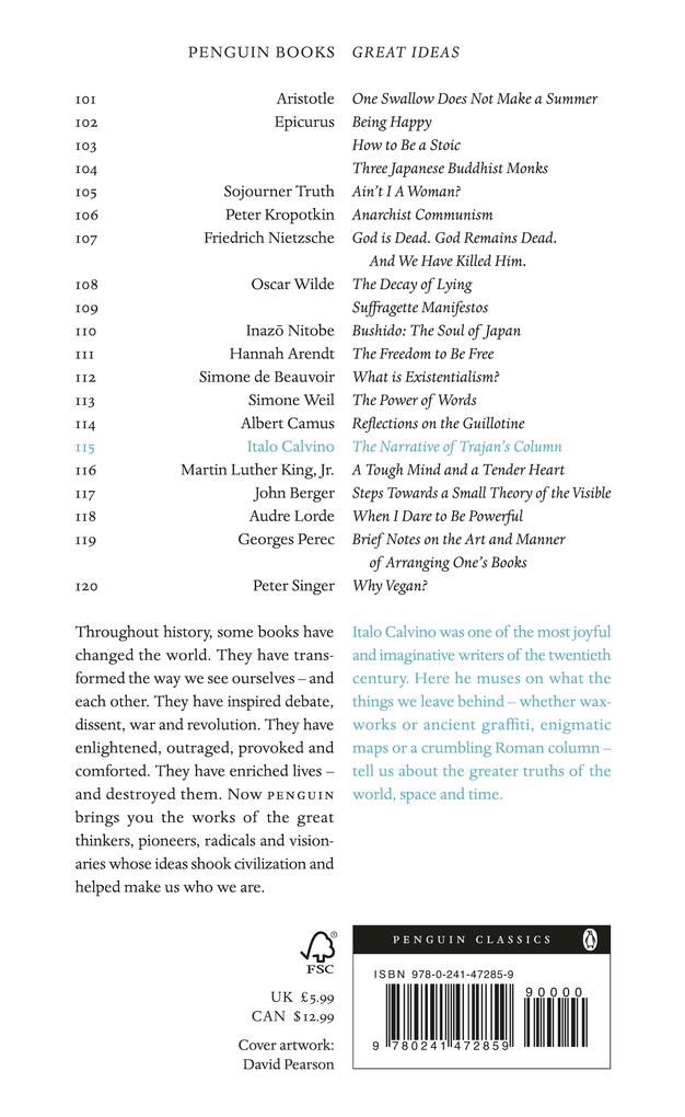 Weitere Ansicht: The Narrative of Trajan's Column | Italo Calvino