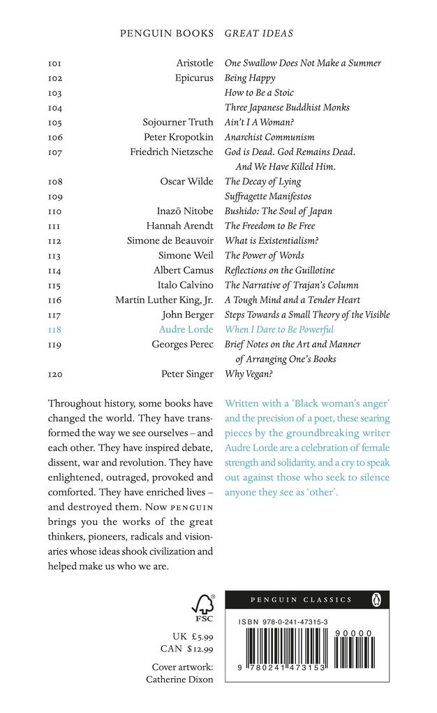 Weitere Ansicht: When I Dare to Be Powerful | Audre Lorde