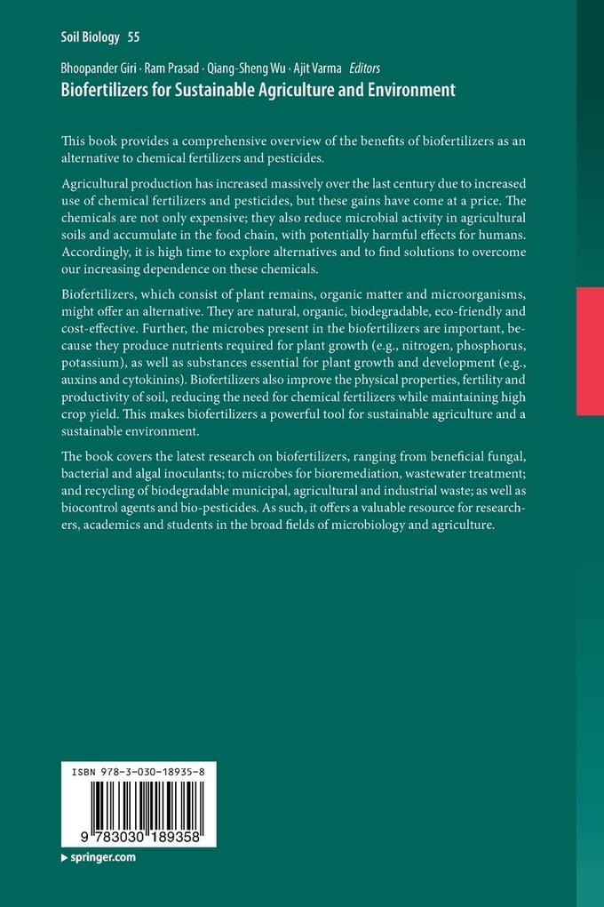 Weitere Ansicht: Biofertilizers for Sustainable Agriculture and Environment