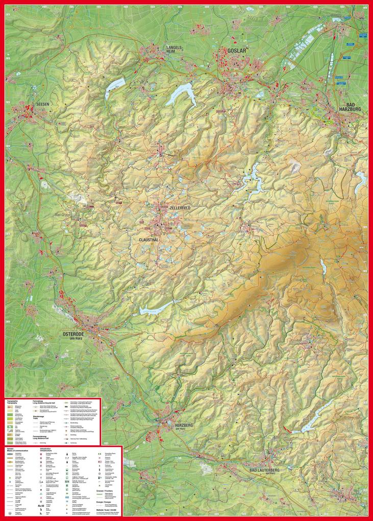 Weitere Ansicht: Wanderkarte Der Westliche Harz 1:50.000 | André Markgraf, Mario Engelhardt