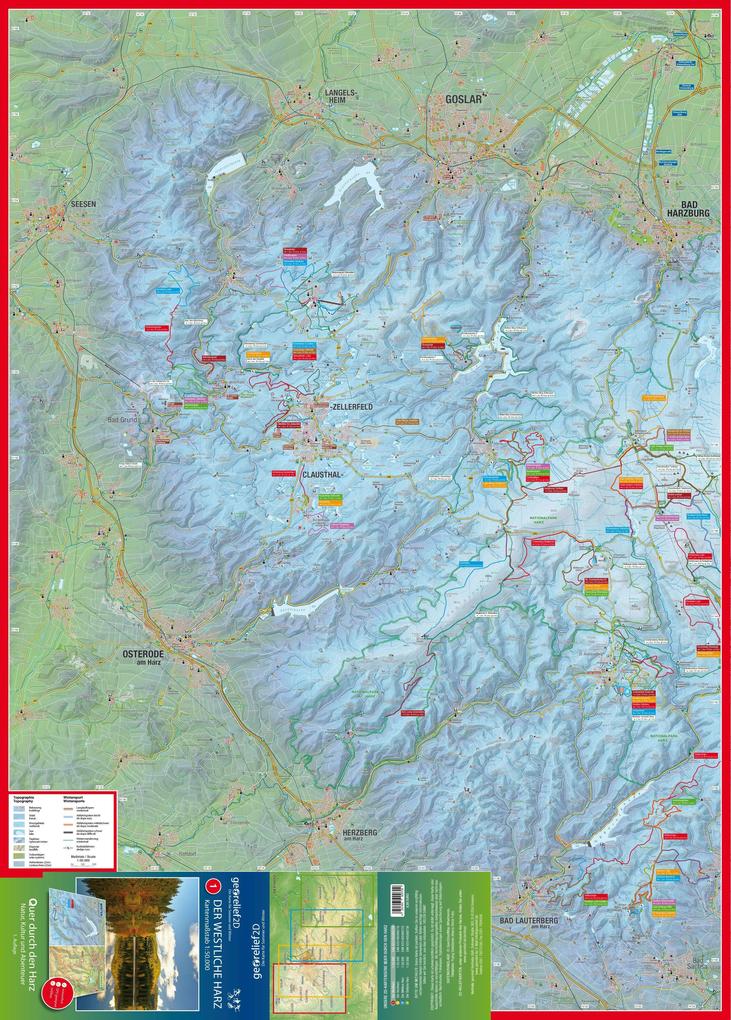 Weitere Ansicht: Wanderkarte Der Westliche Harz 1:50.000 | André Markgraf, Mario Engelhardt