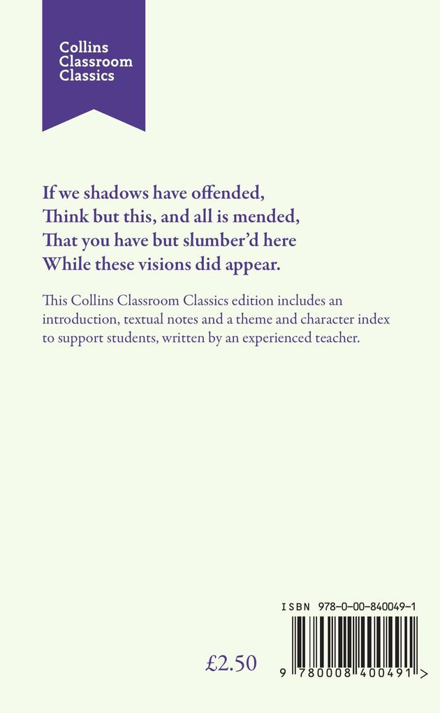 Weitere Ansicht: A Midsummer Night's Dream | William Shakespeare, Collins Gcse