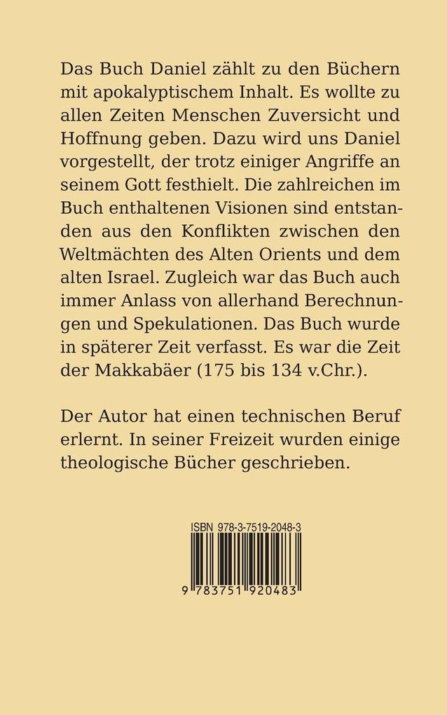 Weitere Ansicht: Das Buch Daniel | Guenther H. Klein