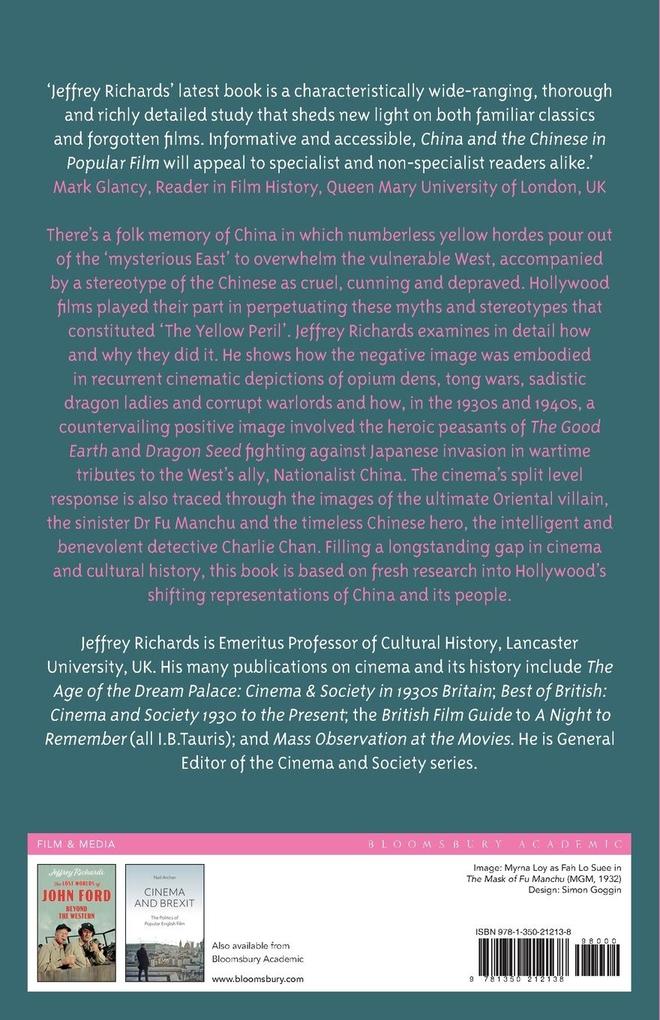 Weitere Ansicht: China and the Chinese in Popular Film | Jeffrey Richards