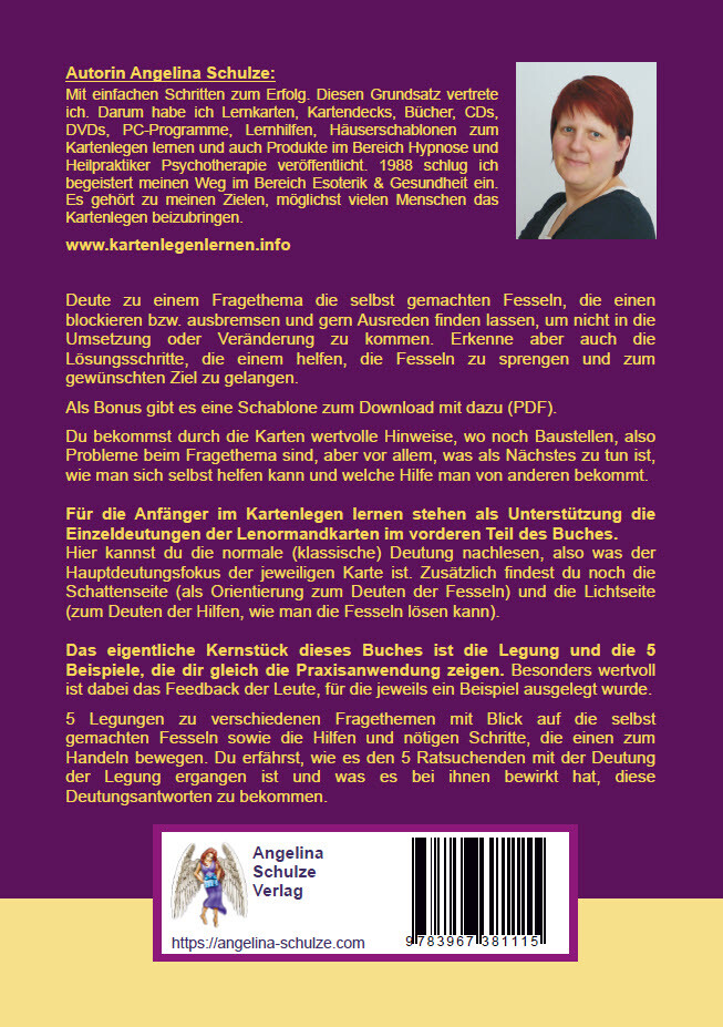 Weitere Ansicht: Kartenlegen lernen mit 40x LENORMAND POWER - Sprenge deine Fesseln | Angelina Schulze