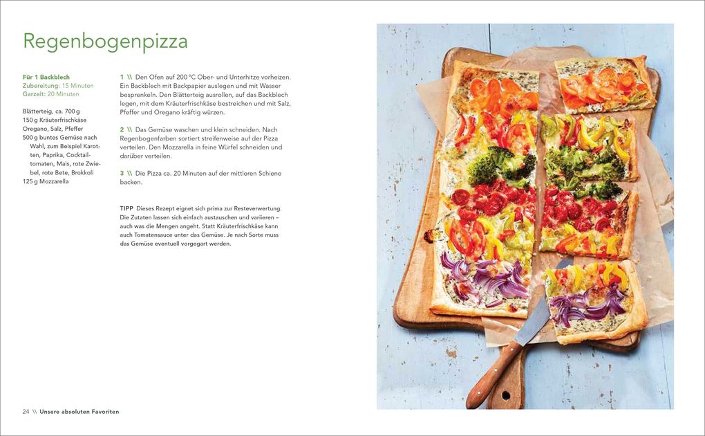 Weitere Ansicht: Familienrezepte mit Fertig-Blätterteig: schnell, gesund und lecker. Das Kochbuch mit Rezepten für Große und Kleine. Gut kochen für die ganze Familie | Christine Sinnwell-Backes, Timo Backes