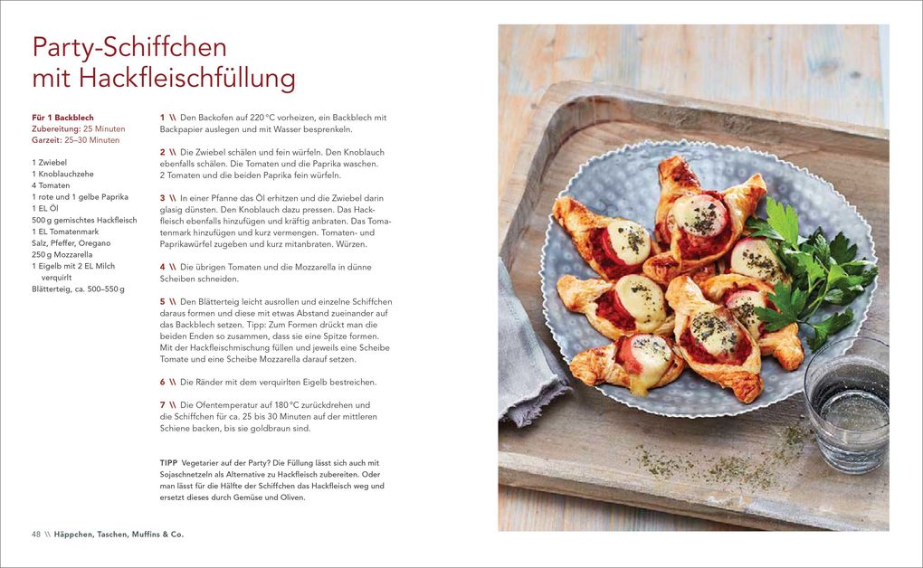 Weitere Ansicht: Familienrezepte mit Fertig-Blätterteig: schnell, gesund und lecker. Das Kochbuch mit Rezepten für Große und Kleine. Gut kochen für die ganze Familie | Christine Sinnwell-Backes, Timo Backes