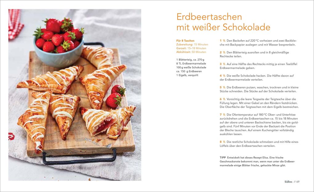 Weitere Ansicht: Familienrezepte mit Fertig-Blätterteig: schnell, gesund und lecker. Das Kochbuch mit Rezepten für Große und Kleine. Gut kochen für die ganze Familie | Christine Sinnwell-Backes, Timo Backes