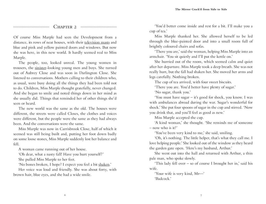 Weitere Ansicht: The mirror crack'd from side to side | Agatha Christie