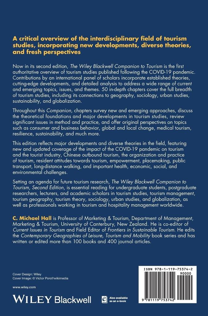 Weitere Ansicht: The Wiley Blackwell Companion to Tourism