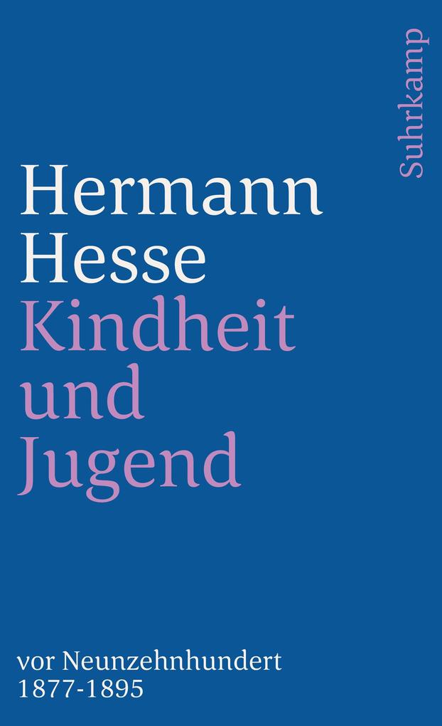 Produktbild: Kindheit und Jugend vor Neunzehnhundert | Hermann Hesse