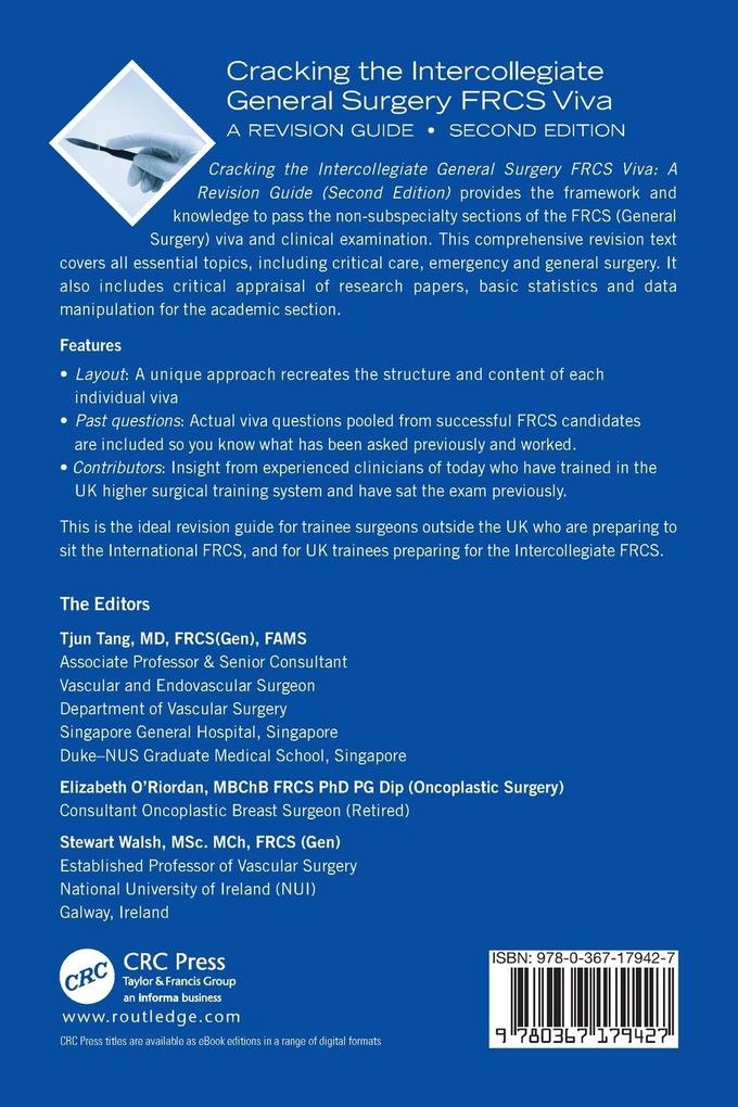 Weitere Ansicht: Cracking the Intercollegiate General Surgery FRCS Viva 2e