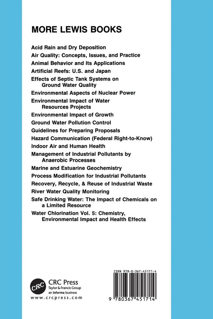 Weitere Ansicht: Ground Water Pollution Control | L. W. Canter