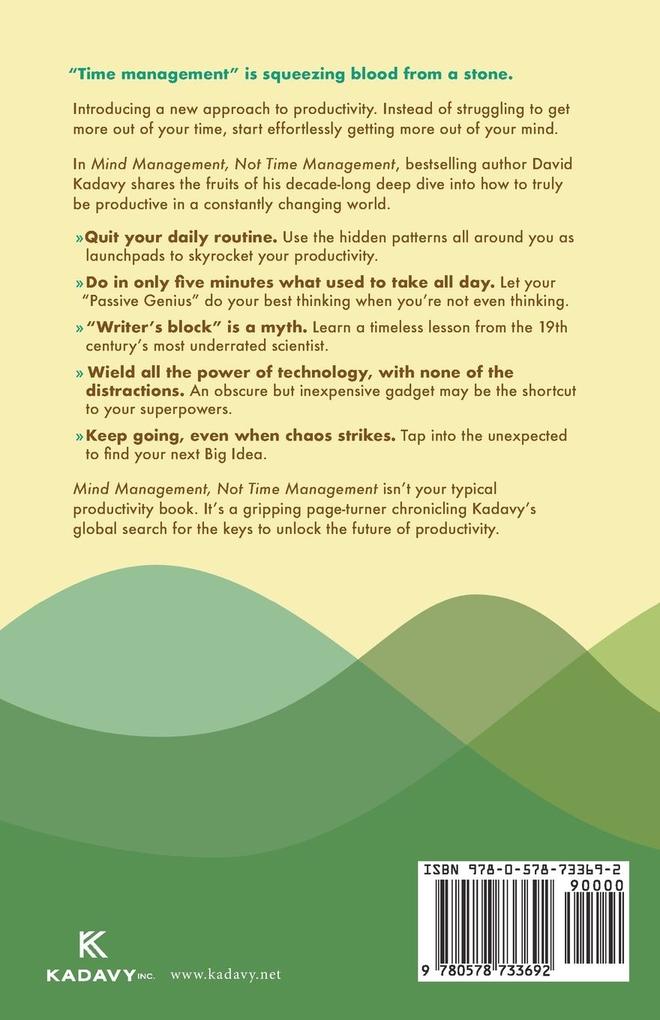 Weitere Ansicht: Mind Management, Not Time Management | David Kadavy