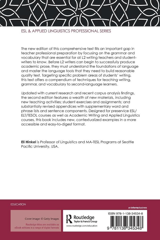 Weitere Ansicht: Teaching Academic L2 Writing | Eli Hinkel
