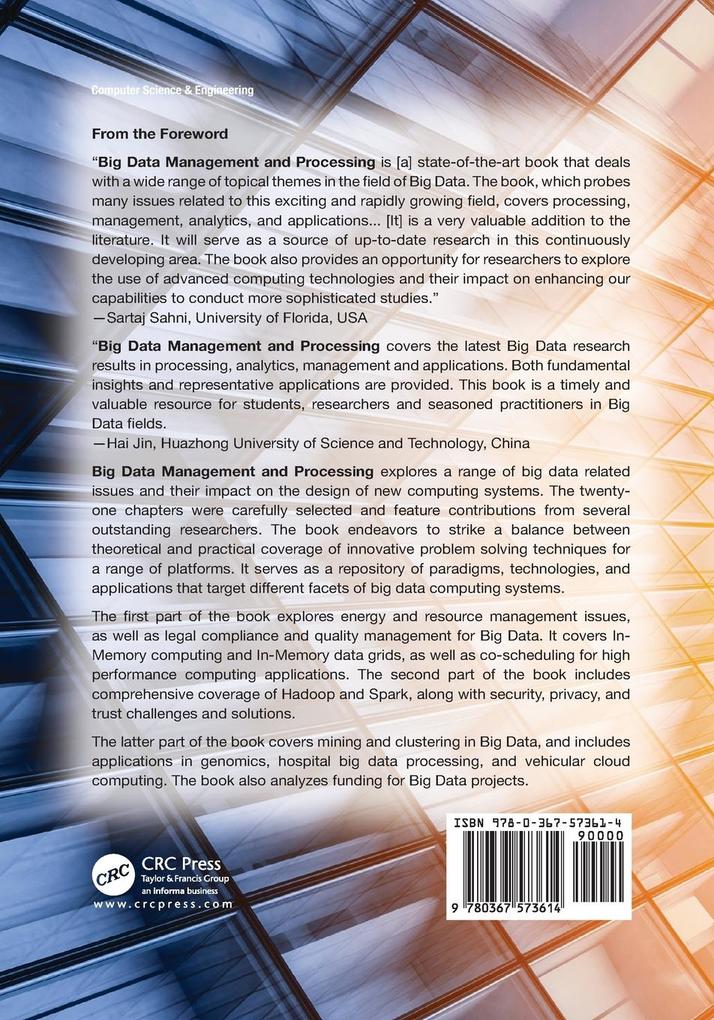 Weitere Ansicht: Big Data Management and Processing