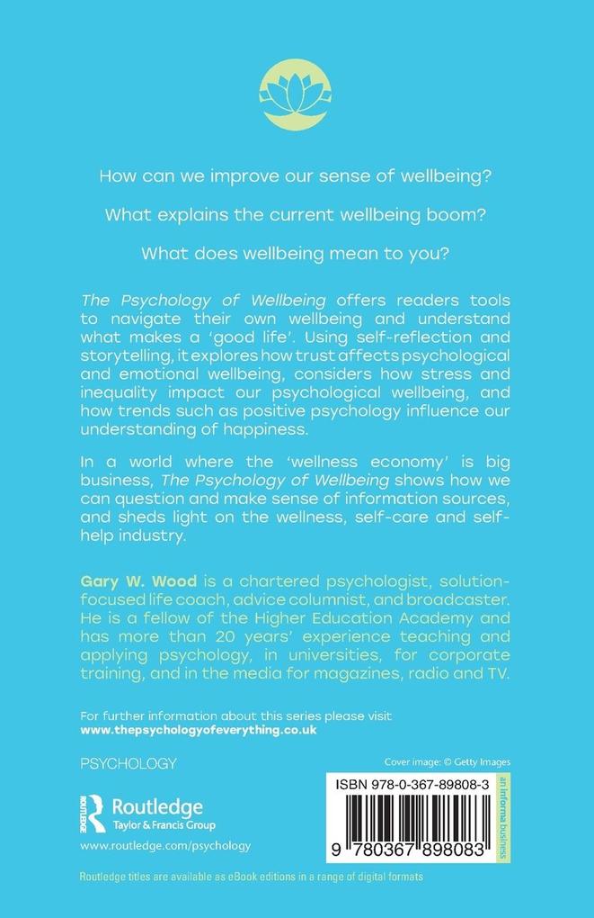 Weitere Ansicht: The Psychology of Wellbeing | Gary Wood