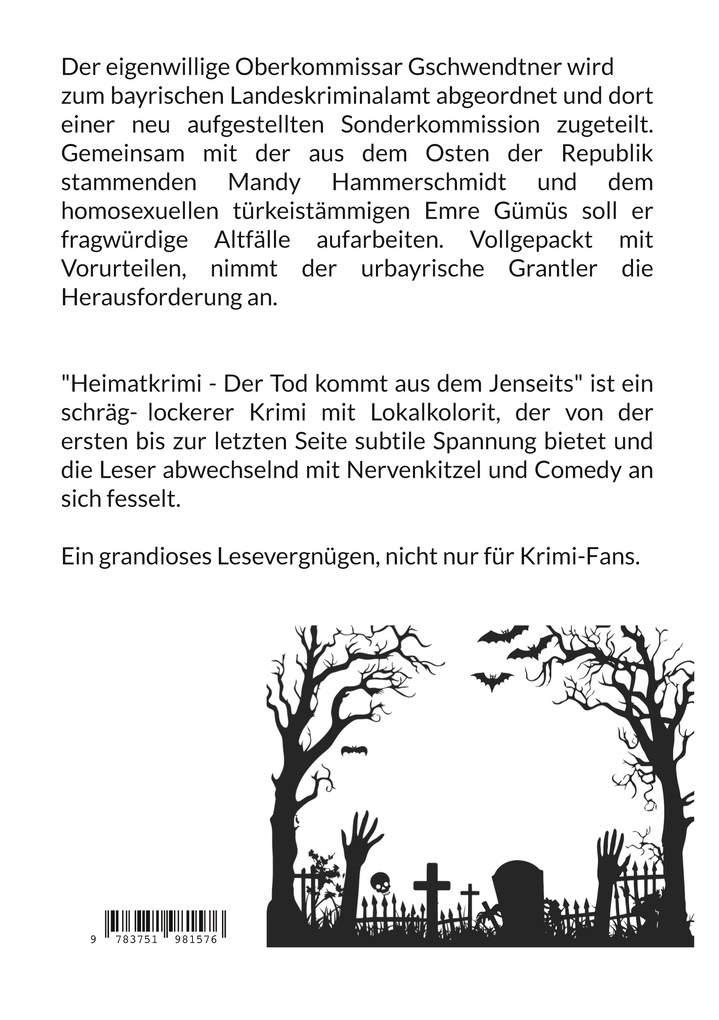 Weitere Ansicht: Heimatkrimi - Der Tod kommt aus dem Jenseits | Wolfgang Wallenda