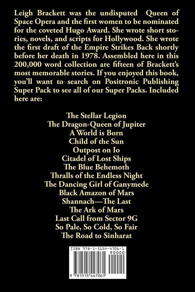 Weitere Ansicht: Leigh Brackett Super Pack | Leigh Brackett