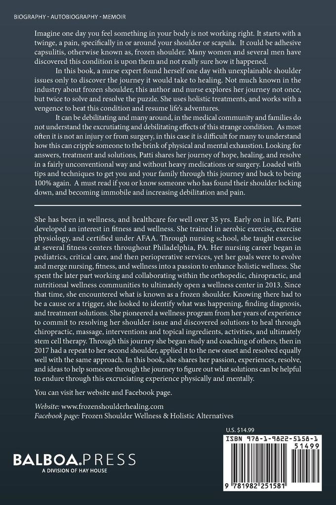 Weitere Ansicht: Frozen Shoulder | Patti Gilliano-McClung MSN RN