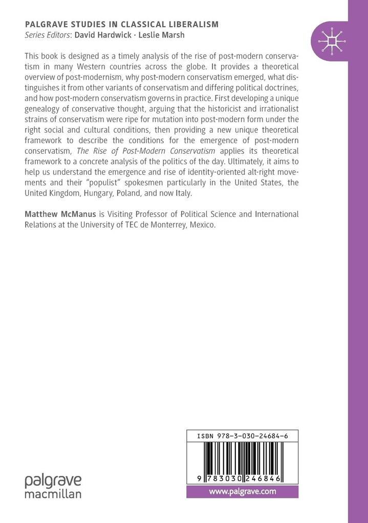 Weitere Ansicht: The Rise of Post-Modern Conservatism | Matthew McManus