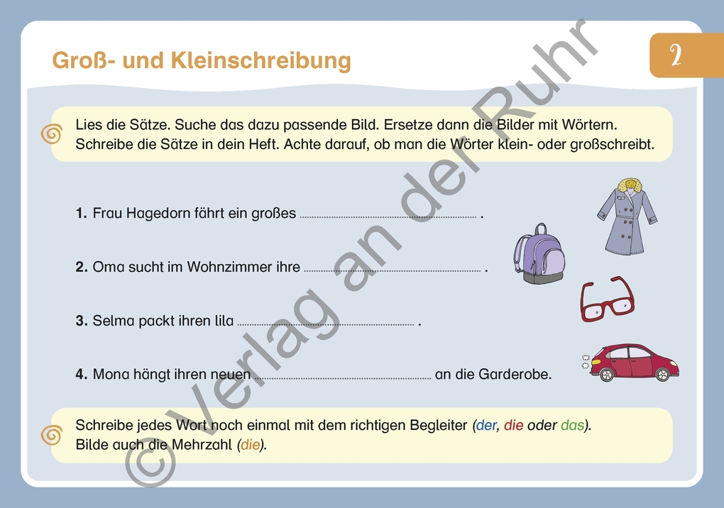 Weitere Ansicht: Die Rechtschreib-Übungskartei - Klasse 3/4 | Milena Angioni