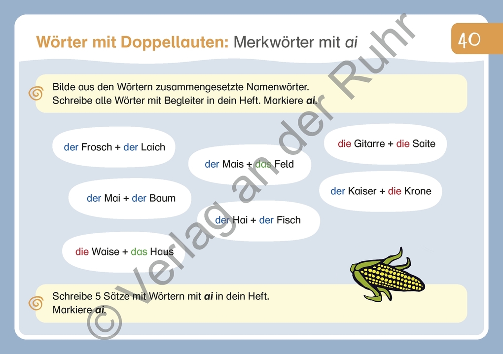 Weitere Ansicht: Die Rechtschreib-Übungskartei - Klasse 3/4 | Milena Angioni