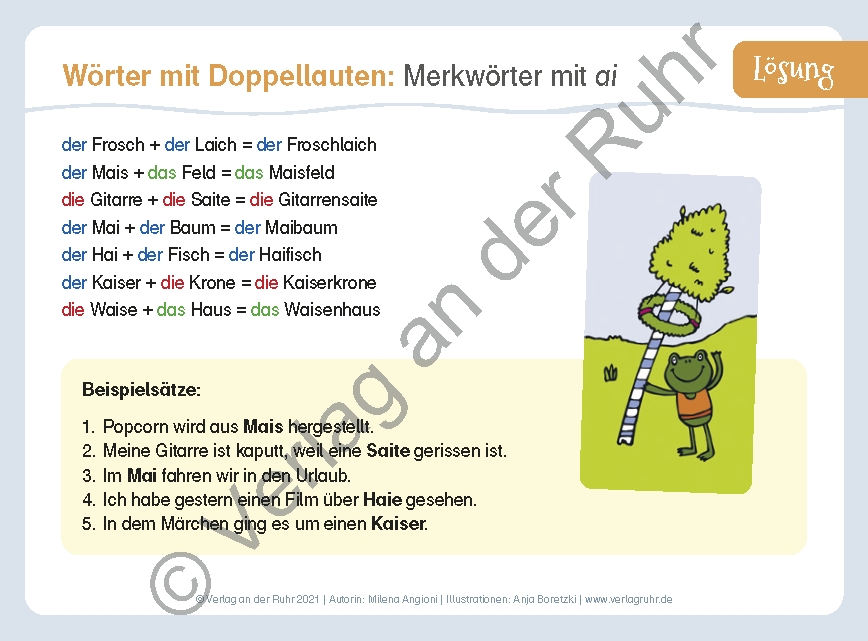 Weitere Ansicht: Die Rechtschreib-Übungskartei - Klasse 3/4 | Milena Angioni