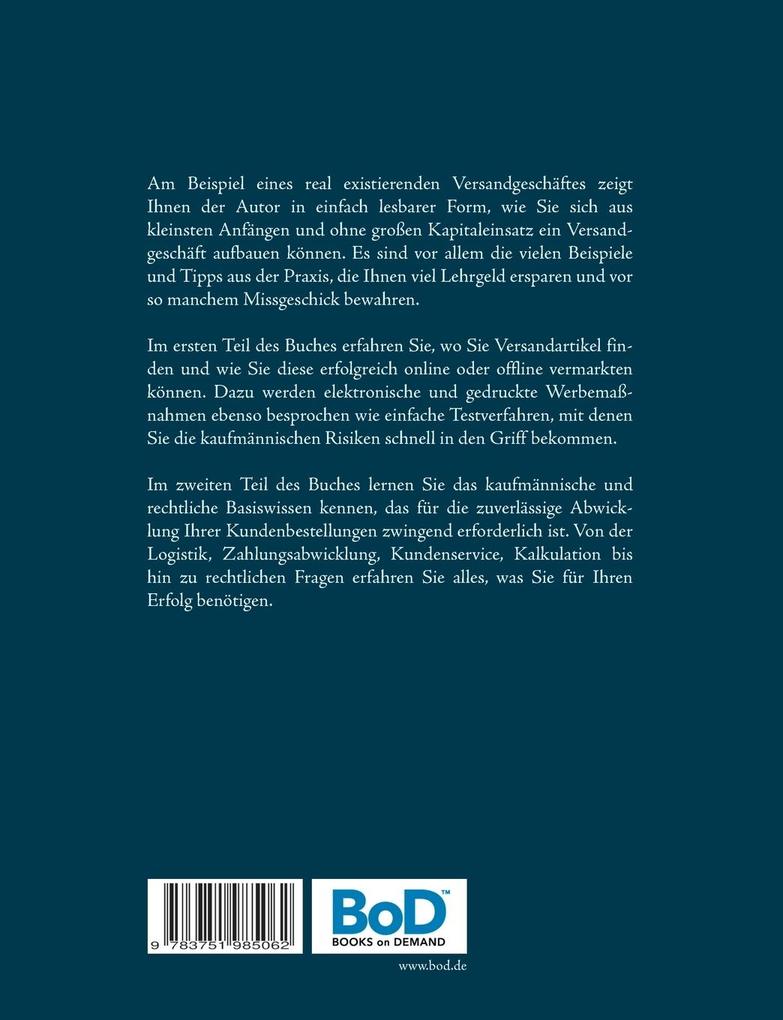 Weitere Ansicht: Erfolgreich im Versandhandel | Reinhold Schütt